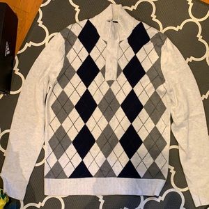 Men’s Argyle sweater Size M
